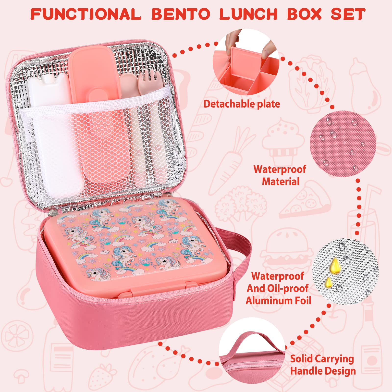 Bento Lunch Box per bambini Co - Meal Prep Lunch Boxes recensione e prezzo
