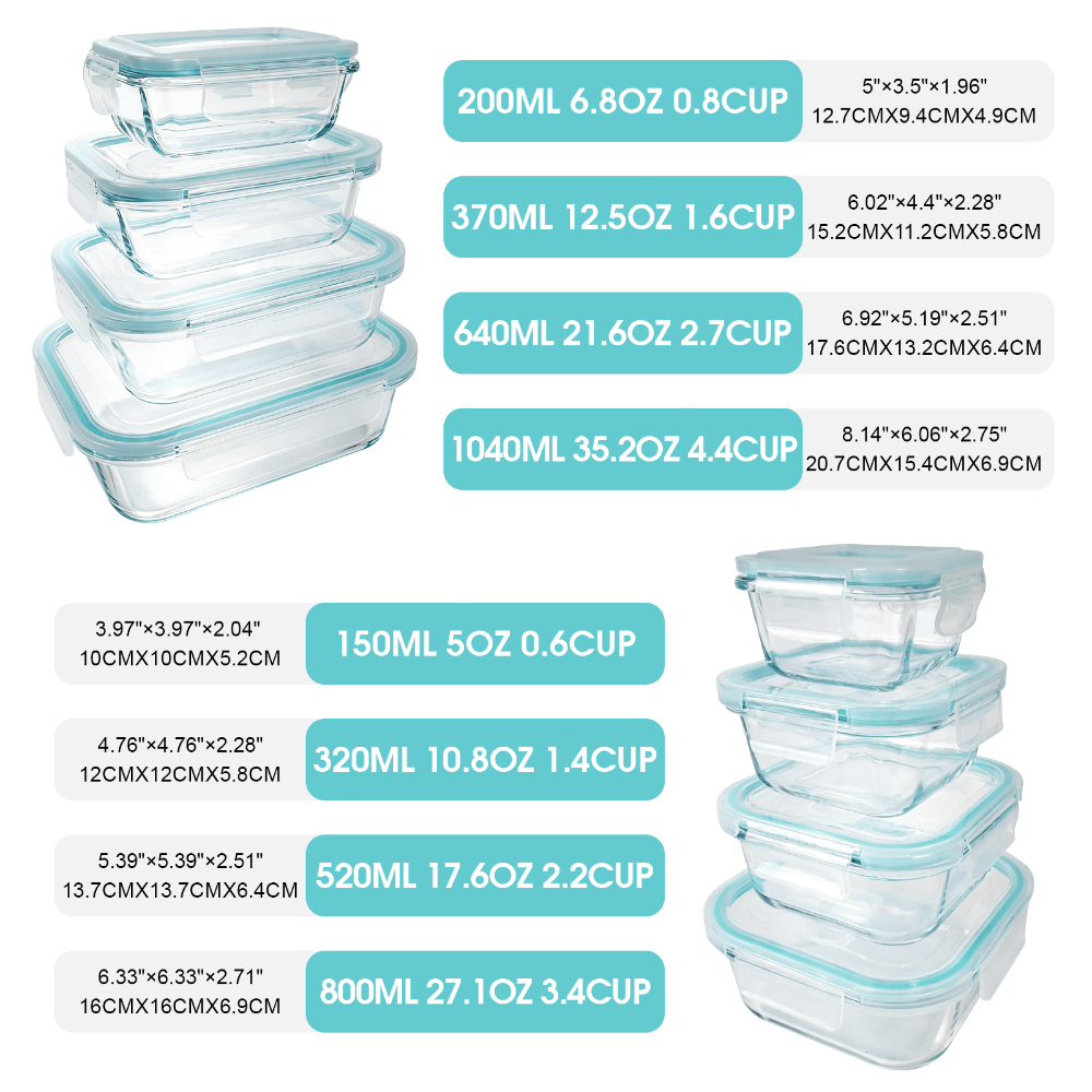 Contenitori in vetro per alime - Meal Prep Kit recensione e prezzo