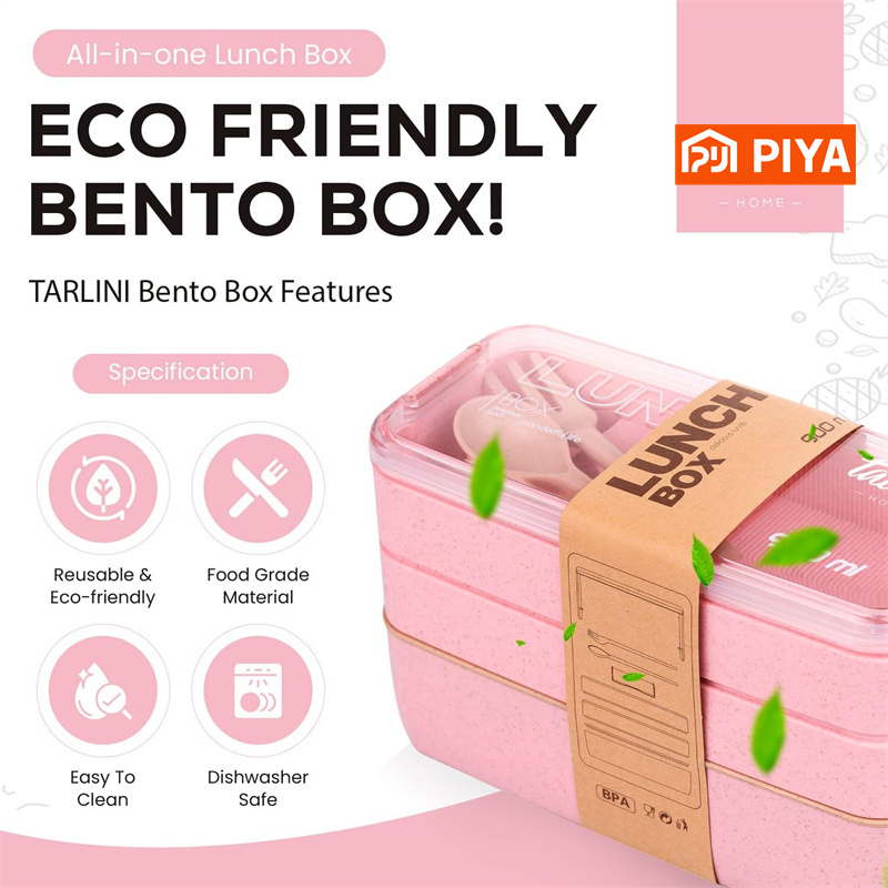 3-In-1 scomparto Bento Box In  - Meal Prep Lunch Boxes recensione e prezzo