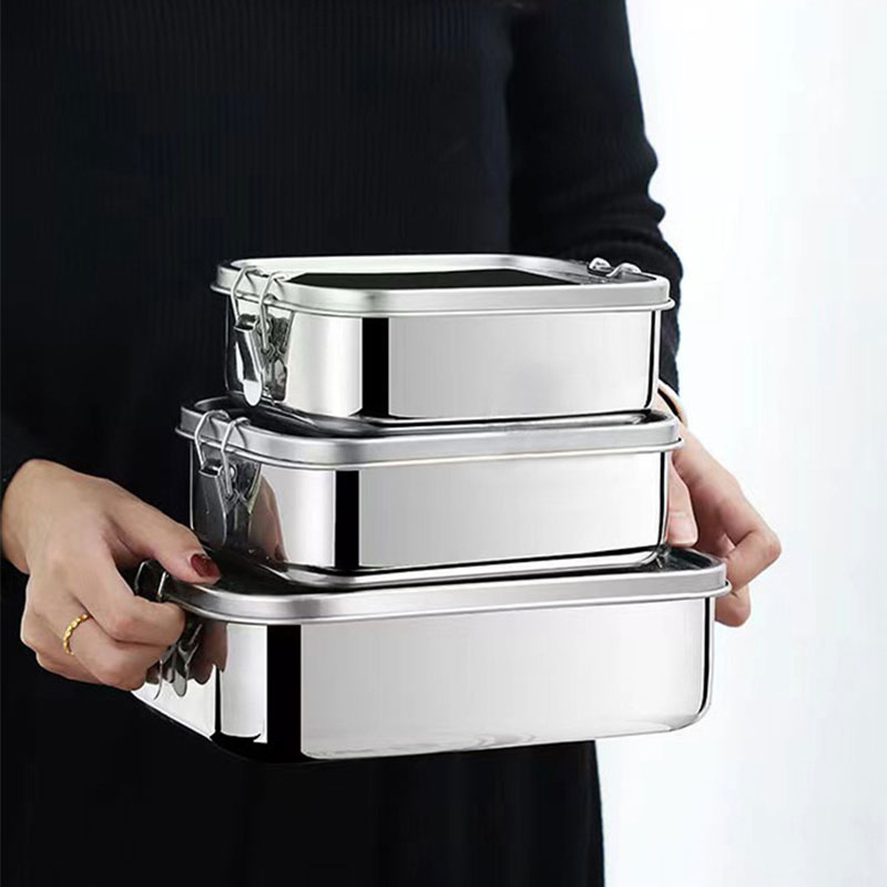 Lunch Box quadrato in acciaio  - Meal Prep Lunch Boxes recensione e prezzo